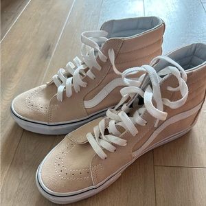 Peachy/pink SK8-Hi Vans